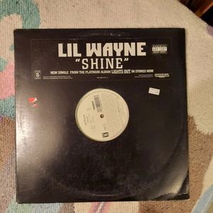 Lil Wayne "Shine" single lights out 12" LP Record Album Vinyl rare